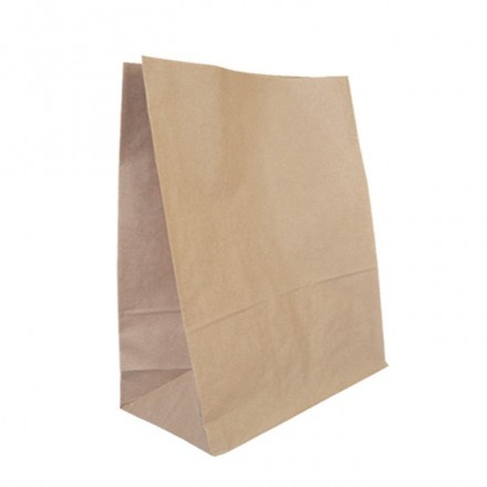 Bolsa Papel sin Asas Kraft Americana 18+10x34 cm (500 uds)