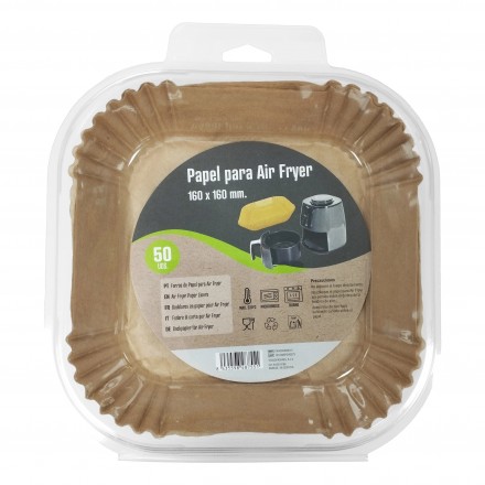 Papel Siliconado Air fryer Cuadrado 160x160 cm (50 uds)