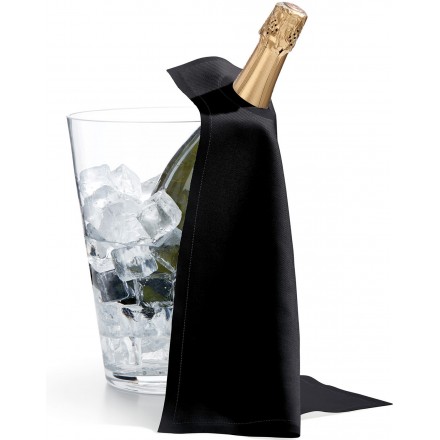 Roll Drap Cubrebotellas Negro 40x40 cm (Rollo 12 servicios)