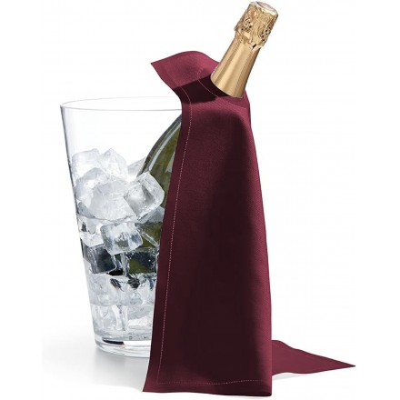 Roll Drap Cubrebotellas Burdeos 40x40 cm (Rollo 12 servicios)