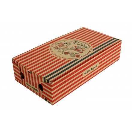 Caja Calzone Guten Appetit 32x16x7,5 cm (100 uds)