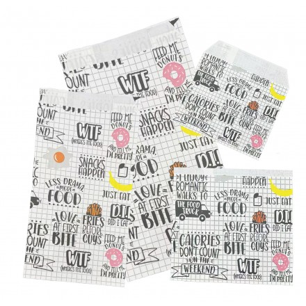 Bolsa Papel Antigrasa Fast Food con cierre (1000 Uds)