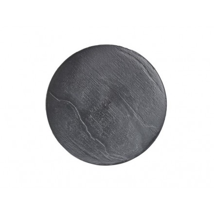 Plato Efecto Pizarra Ø13cm (24 uds)