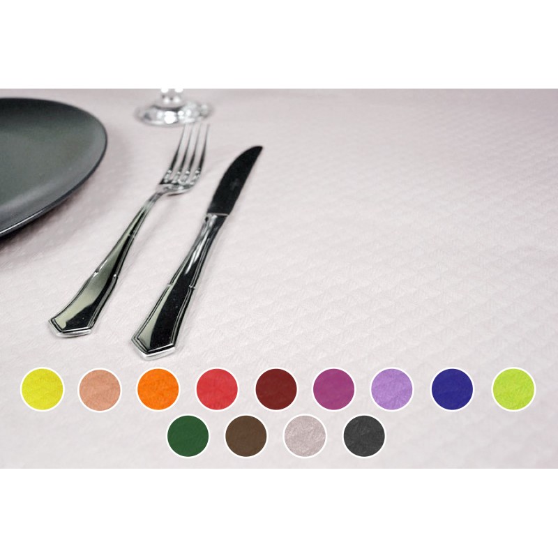 Mantel Papel Cortado 120x120 cm Varios Colores 40 g (300 uds) Mantel Papel Cortado 120x120 cm Varios Colores 40 g (300 uds)