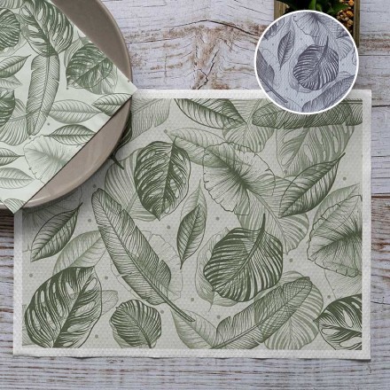 Mantel Individual Papel 30x40 cm Amazonia 50 g  (1000 uds)