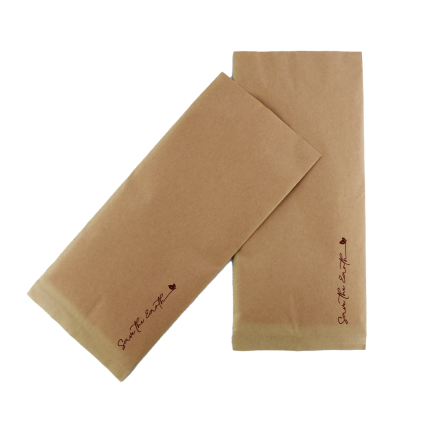 Sobre Kraft para Cubiertos 11x25 cm + servilleta 40x40 cm (400 uds)