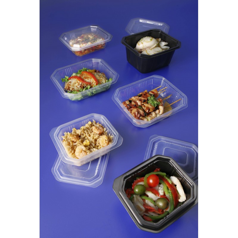 Envase microondas con tapa 750 cc.