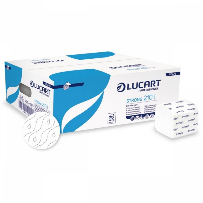 HIGIÉNICO PLEGADO STRONG 210 L LUCART HIGIÉNICO PLEGADO STRONG 210 L LUCART
