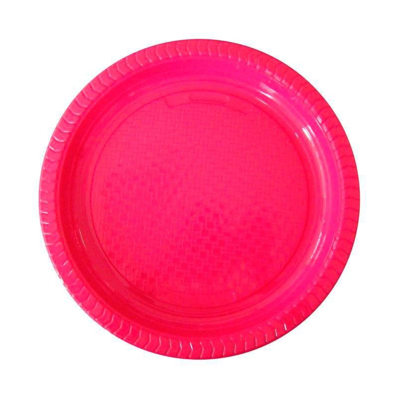 Comprar Plato de Plástico Fucsia 22 cm (10 Uds) - Fumisan