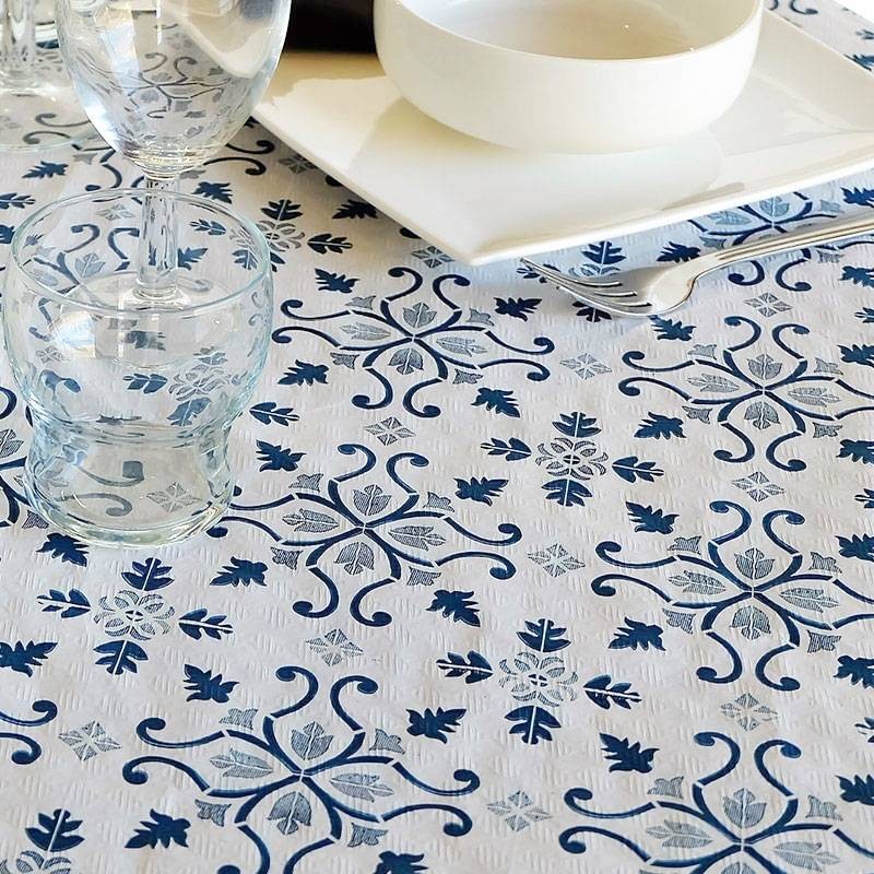 Mantel 100x100 cm Gama Claudia (400 Uds) Azul