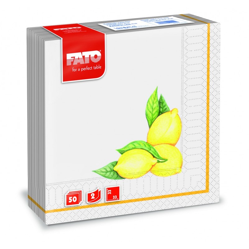 Servilletas De Papel Decoradas 33x33 limones Servilletas De Papel Decoradas 33x33 limones