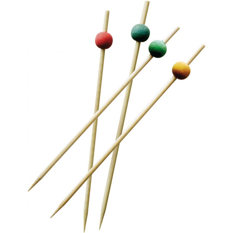 Brochetas bolas de colore (200 Uds)