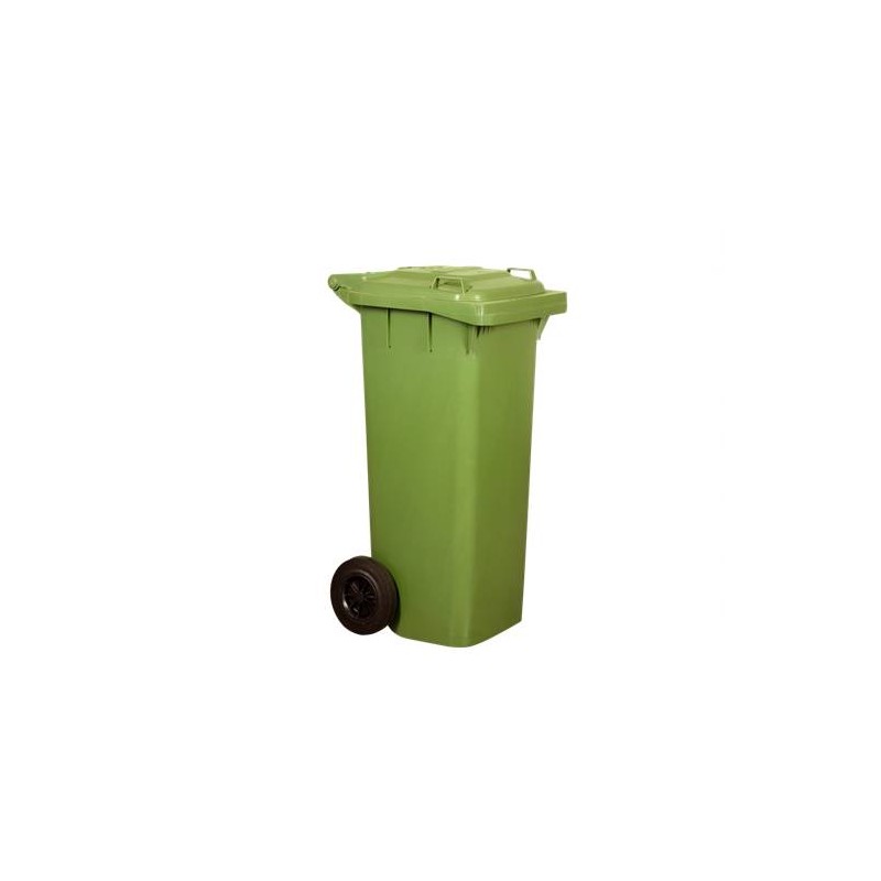 Contenedor verde con ruedas Contenedor verde con ruedas