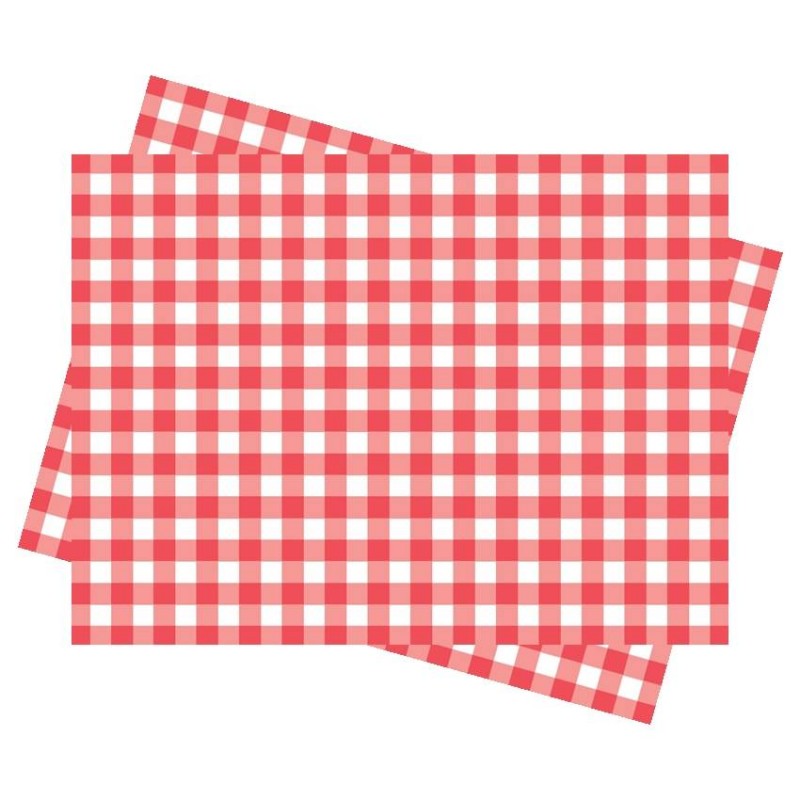 Mantel individual Vichy 30x40 cm (500 Uds) Mantel individual Vichy 30x40 cm (500 Uds)