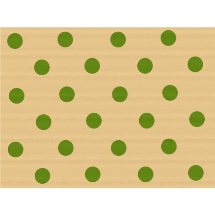 Mantel individual Feria Abril Verde kraft (100 Uds)