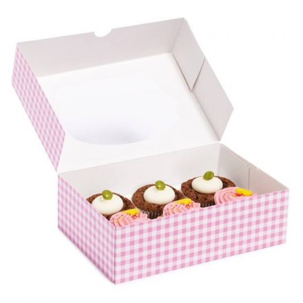 Cajas para Cupcakes de 6 unidades