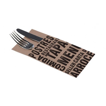 Servilletas Kanguro Gourmet Punta Punta 40x40 cm (960 Uds)