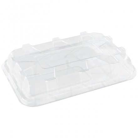 Tapa Eco para bandeja plana grande 46x30 cm (25 Uds)