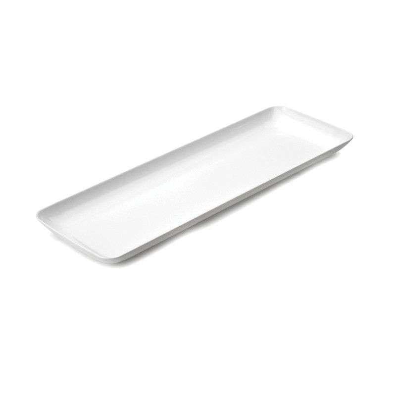 Mini bandeja aperitivo 19 x 6,5 cm. Blanca Mini bandeja aperitivo 19 x 6,5 cm. Blanca