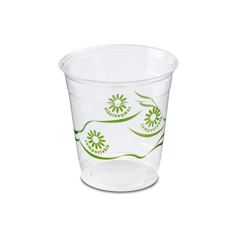 Vaso Compostable PLA de 250 cc (50 Uds)