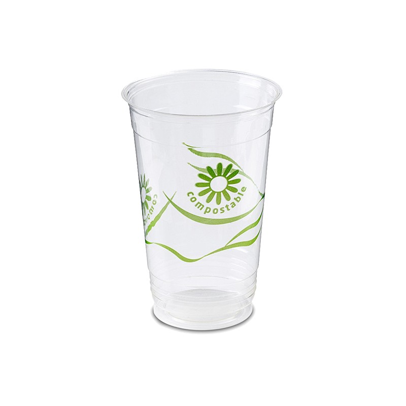 Vaso PLA Green Spirit de 330 cc (50 Uds) Vaso PLA Green Spirit de 330 cc (50 Uds)