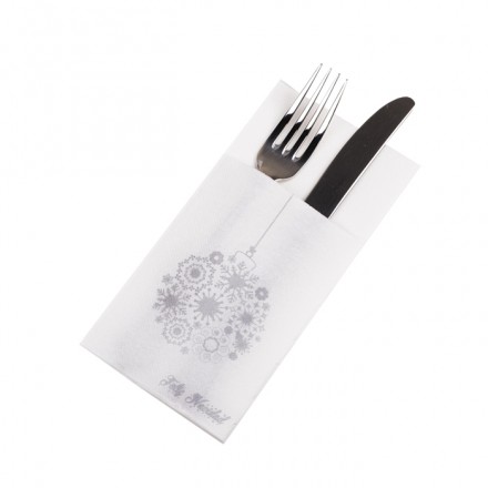 Servilletas Kanguro Navidad 40x40 cm Blanca
