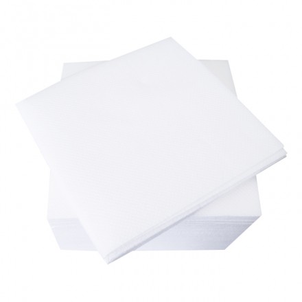 Servilletas Blancas Punta Punta 20x20 cm (2400 uds)