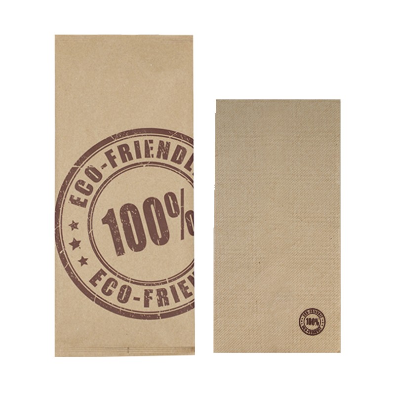Sobre para cubiertos kraft '100% ECO'