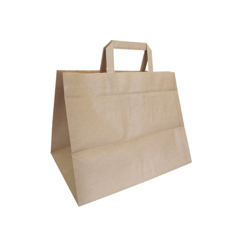 Bolsa papel Kraft para Take Away y Delivery