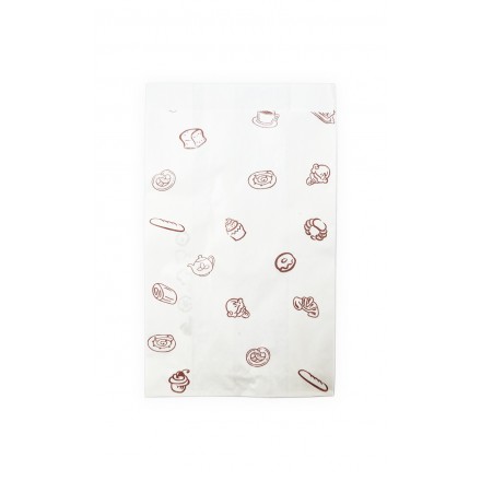 Bolsa de papel para Bollería 12+6x20 (1.000 uds.)