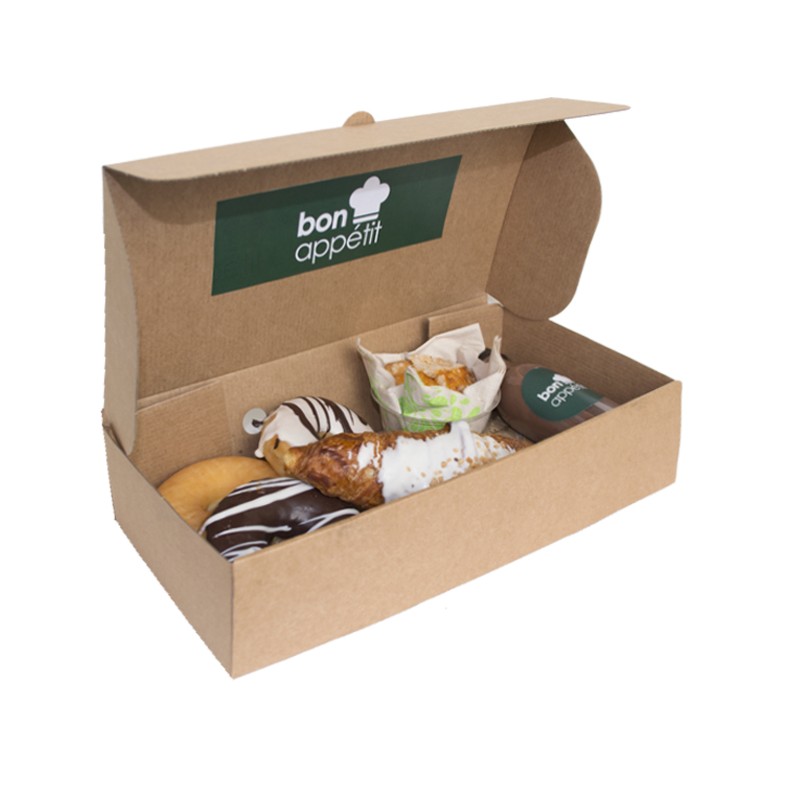 CAJAS DE CARTON KRAFT PARA HAMBURGUESAS PEQUENAS