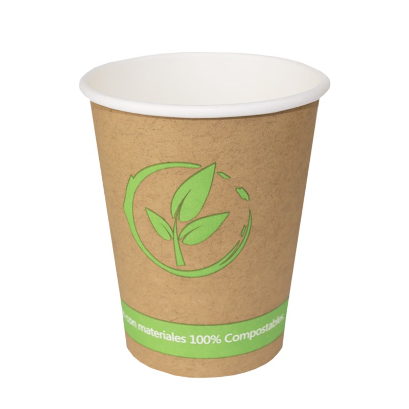 Persuasivo cristal dolor de estómago Comprar Vaso Cartón Compostable 240 cc 4 Oz [100% Ecológico] - Fumisan |  Fumisan